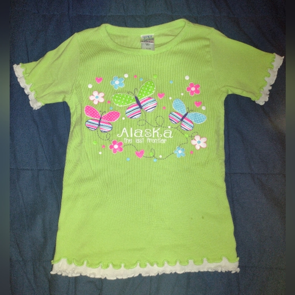 P.M. Kids Alaska The Last Frontier Shirt Size 10-12